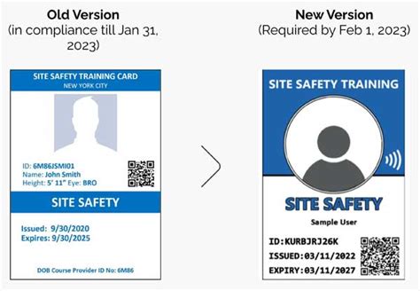 blue card safety training.